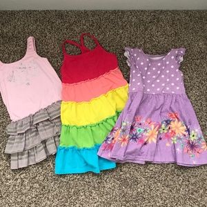 3 girls dresses, size 3t